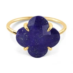 BAGUE VICTORIA LAPIS LAZULI OR JAUNE