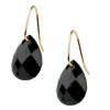 BOUCLES D'OREILLES ALMA OR JAUNE ONYX