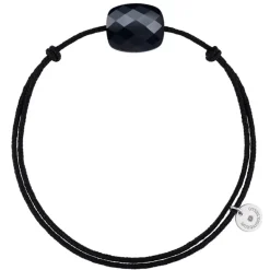 BRACELET CORDON NOIR COUSSIN ONYX