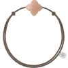 BRACELET CORDON TAUPE BAROQUE PIERRE DE LUNE PECHE