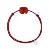 BRACELET CORDON VERMILLON CORNALINE COUSSIN