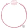 BRACELET CORDON VIEUX ROSE COUSSIN QUARTZ ROSE POUDRE