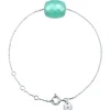 BRACELET OR BLANC COUSSIN AMAZONITE