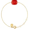 BRACELET OR JAUNE COUSSIN CORNALINE