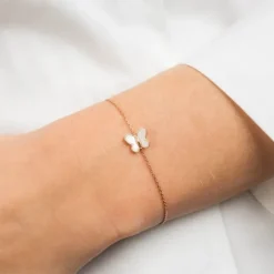 BRACELET ROSE NACRE ROSE