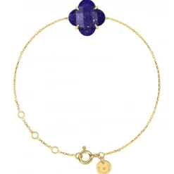 BRACELET VICTORIA LAPIS LAZULI OR JAUNE