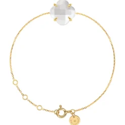 BRACELET VICTORIA NACRE BLANCHE OR JAUNE