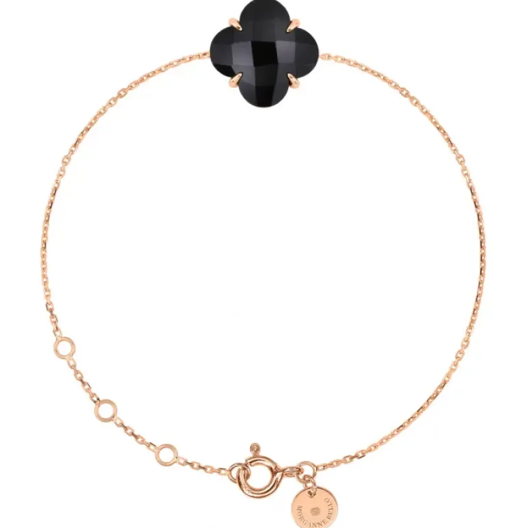 BRACELET VICTORIA ONYX OR ROSE