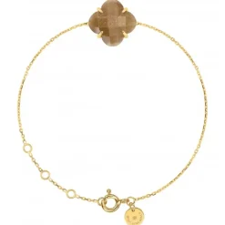 BRACELET VICTORIA PIERRE DE SOLEIL OR JAUNE