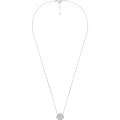 COLLIER CHANCE DIAMANTS SERTIS OR BLANC