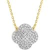 COLLIER CHANCE DIAMANTS SERTIS OR JAUNE