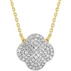 COLLIER CHANCE DIAMANTS SERTIS OR JAUNE