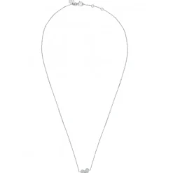 COLLIER OR BLANC DIAMANTS