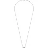 COLLIER OR BLANC TRÈFLE DIAMANTS