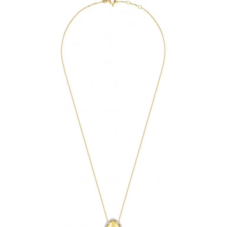 COLLIER VICTORIA DIAMANTS CITRINE + DIAMANTS OR JAUNE
