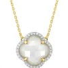 COLLIER VICTORIA DIAMANTS OPALE ETHIOPIENNE + DIAMANTS OR JAUNE