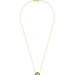 COLLIER VICTORIA DIAMANTS PERIDOT + DIAMANTS OR JAUNE