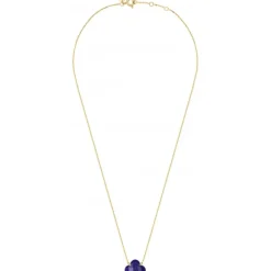 COLLIER VICTORIA LAPIS LAZULI OR JAUNE