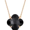 COLLIER VICTORIA ONYX OR ROSE