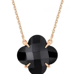 COLLIER VICTORIA ONYX OR ROSE