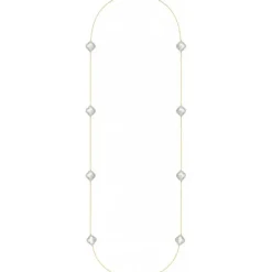 SAUTOIR VICTORIA DIAMANTS NACRE BLANCHE + DIAMANTS OR JAUNE